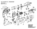 Bosch 0 603 246 670 Psb 420 Ret Combi 1-Sp.Impact Drill E 230 V / Eu Spare Parts